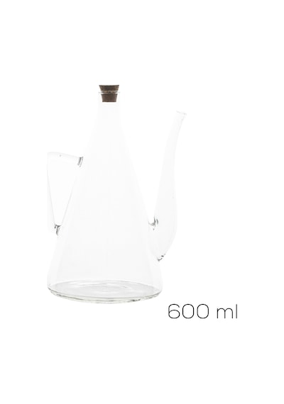 Porsima Price 600 Ml Borosilikat Cam Yağdanlık Bambu Kapak