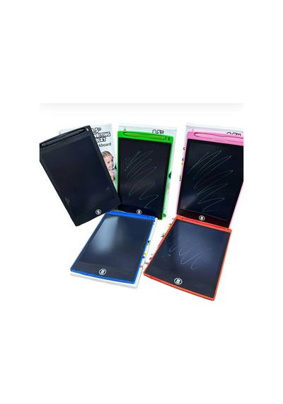 Lcd Yazı Tableti + 5 Adet Kum Boyama Seti Hediye Mavi