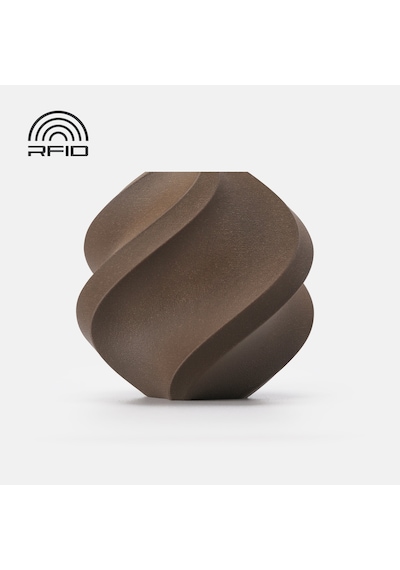 Bambu Lab Pla Wood Ahşap Filament 1 Kg 1,75mm Black Walnut