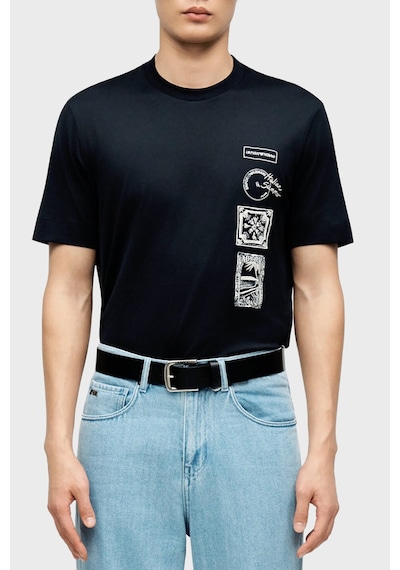 Emporio Armani Erkek T Shirt Em004994 Af24470 Ub118 Lacivert Lacivert