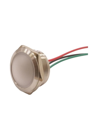 Motorobit 22L-P1/Rgy- 22Mm 12-24V Kablolu Metal Sinyal Lambası - 3 Renk Kat