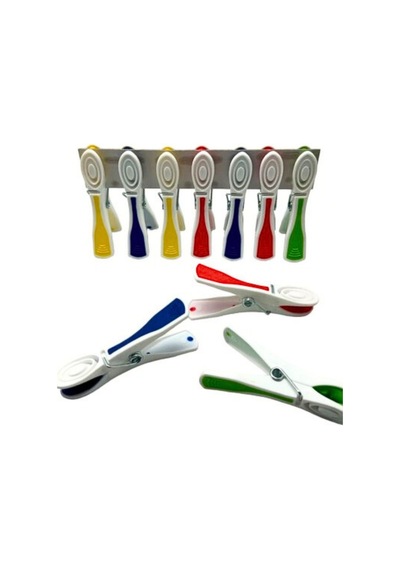 Silikon Mandal - Silikon Çamaşır Mandalı - 10 Adet Diğer