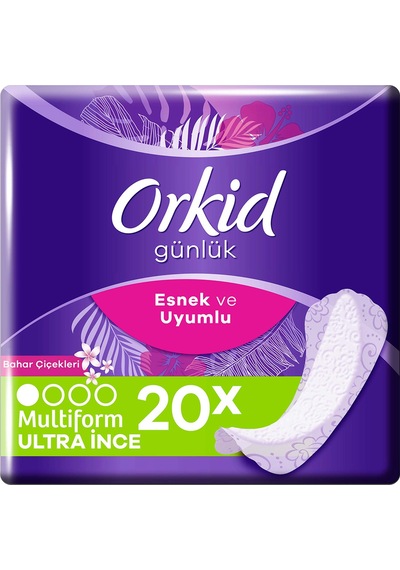Orkıd Bahar Çiçeği Ultra İnce Günlük Ped 20'li