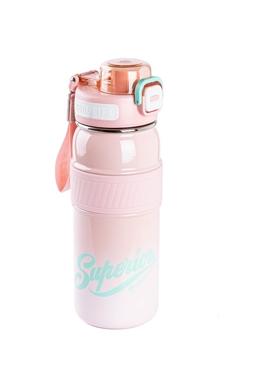 Tnt-8695835419947-okadı Superıor Pipetli Pembe Paslanmaz Çelik Termos 750ml