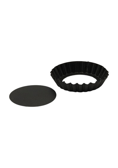Mini Tart Kalıbı Mini Çap 10 Cm Çelik Siyah Diğer