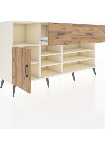 Hyperion Konsol 6 Raflı 2 Çekmeceli Tek Kapaklı 176x44x99 Aytaşı-çam Aytası/atlas Çam - Aytası Hyperion Konsol 6 Raflı 2 Çekmeceli Tek Kapaklı 176x44x99 Aytaşı-çam Aytası/atlas Çam - Aytası