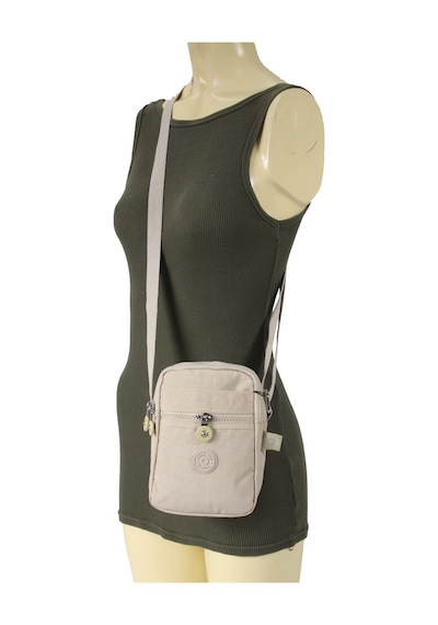 M 227 Mega Bag Krinkıl Kumaş Unisex Küçük Omuz Çantası, Telefonluk Çok Renkli Yavruağzı