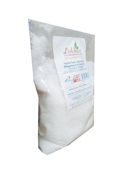 Lokman Epsom Salt Magzenyum Sülfat Yenilebilir İngiliz Tuzu 500 G