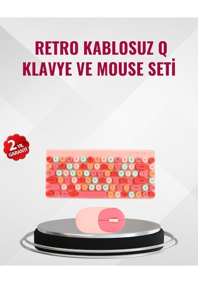 Kablosuz Bluetooth Klavye Çoklu Cihaz Desteği, Akıllı Güç Tasarrufu Optik