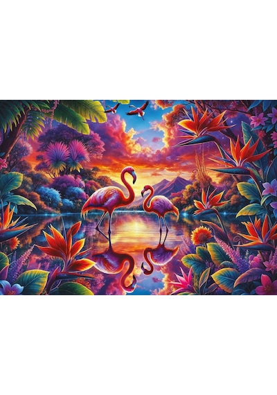 Art Puzzle Flamingo Buluşması 2000 Parça Puzzle