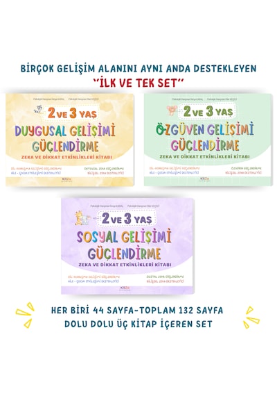 2 Ve 3 Yaş İçin Eğitici Etkinlik Seti Duygusal,sosyal,zihinsel, Özgüven Gelişimi Destekler