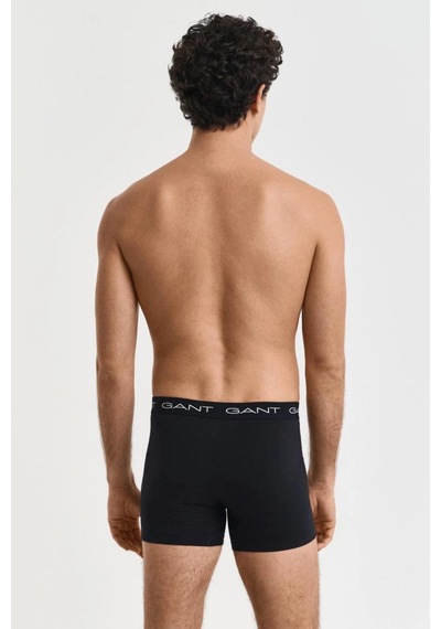 Gant Erkek Siyah Slim Fit Logolu 3'lü Boxer-14847
