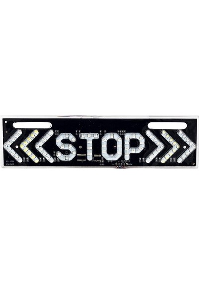 Stop Levhası Ledli Sağ-sol Sinyalli Dikdörtgen 220 60 Mm