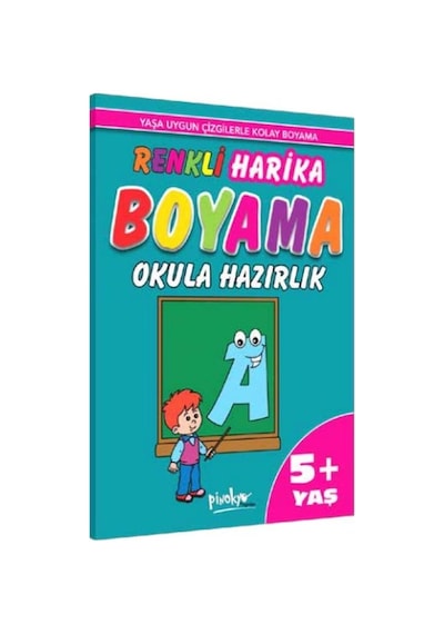 Renkli Harika Boyama Okula Hazırlık 5+yaş - Yqbx-614989