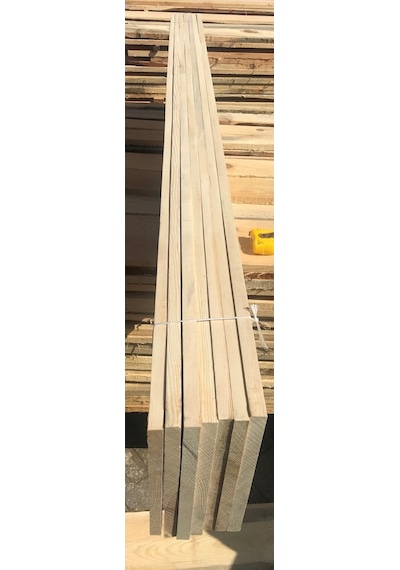 2,5X20X200 Cm 7 Adet Silinmiş Tahta