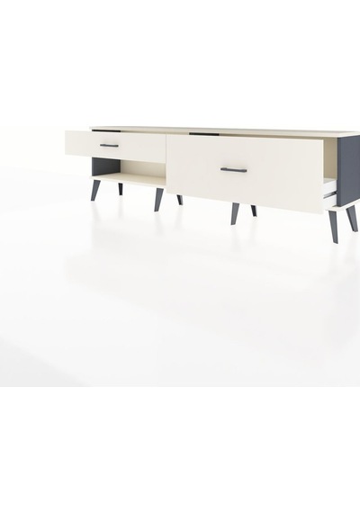 Arges Tv Ünitesi 2 Çekmeceli 176x30x51 Antrasit-aytaşı/aytaşı Aytası/aytası Arges Tv Ünitesi 2 Çekmeceli 176x30x51 Antrasit-aytaşı/aytaşı Aytası/aytası