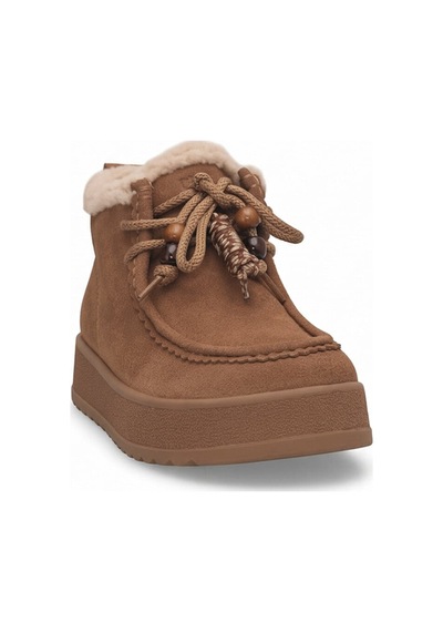 Ayakkabı Fuarı Elit Hml262-1170 Kadın İçi Kürklü Bot Camel