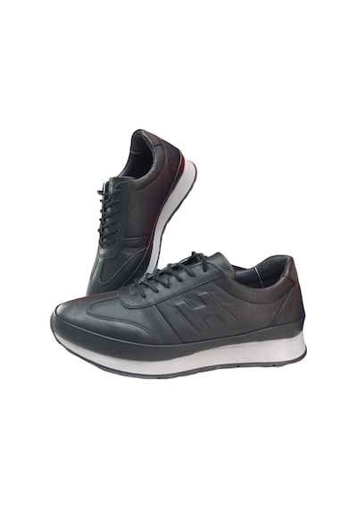 Growish Gr0097 Hakiki Deri Sneaker Erkek Ayakkabı Siyah