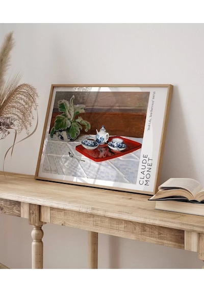 Çerçevesiz Poster Claude Monet Çay Servisi 1