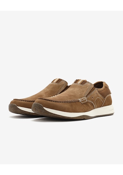 Clarks Sailview Step Light Tan Nubuck Erkek Bej Günlük Ayakkabı 26176975 Bej