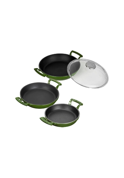 Lava Döküm Sahan Seti 16-20-24 Cm - Profesyonel Lezzet Koleksiyonu Çok Renkli