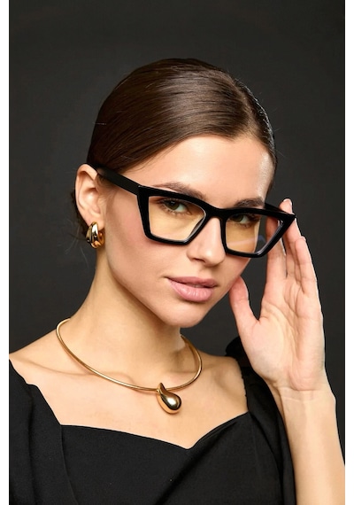 Habeq Cat Eye Kesim Popüler Kadın Mavi Işık Koruyucu Optik Uyumlu Çok Renkli