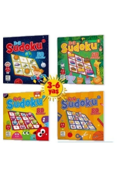 3-6 Yaş Stickerlı Sudoku Seti