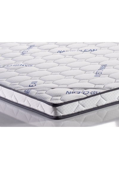 Artex Sünger Şilte 150x200 Yer Yatağı Nano 9 +-1cm Cm Ped Yatak Şiltesi Pedi Topper Mattress Çift Kişilik Beyaz