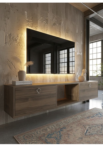 Resital Tv Ünitesi S1832-2 Ceviz Ceviz