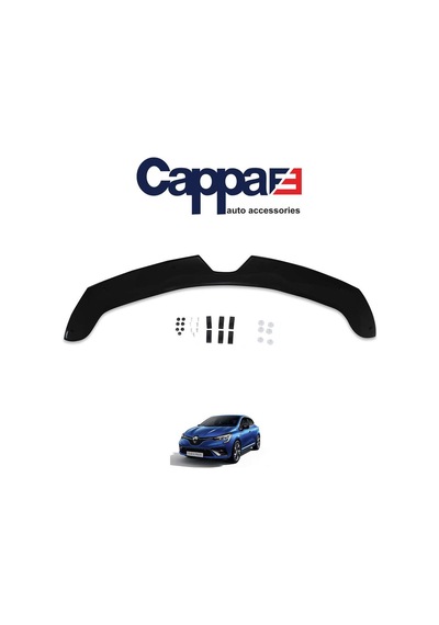 Cappafe Renault Clio 5 Ön Kaput Koruyucu Rüzgarlığı 4Mm Akrilik