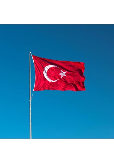 Premium Türk Bayrağı 70x105cm - Nefes Alabilir 125gr Rashel Kumaş, Çift Dikişli, Sağlam Kulplu, Uv Ve Solmaya K