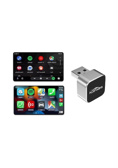 Kablosuz Oto Görüntü Adaptörü İle 2in1 Carplay Ve Android Bağlantısı
