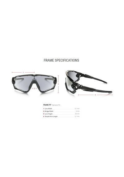 Oakley Jawbreaker Photochromic Siyah Çerçeve Gözlük 92901431 Karışık/Çok Renkli