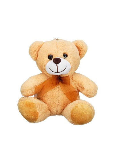 Nessiworld Kurdeleli Peluş Ayı 21 Cm Açık Turuncu