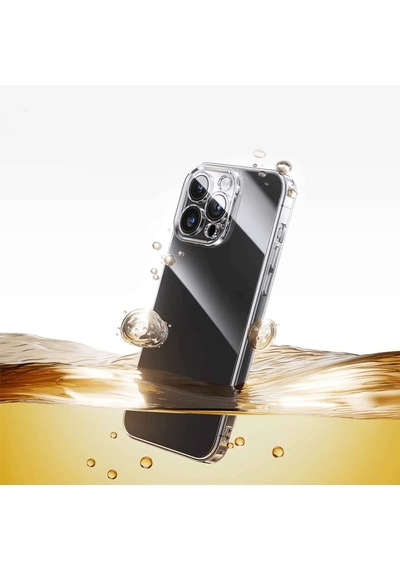 Baseus Apple İphone Uyumlu 15 Pro Max Corning Serisi Silikon Kılıf + Tempered Ekran Koruyucu Set- 5775