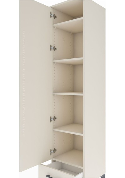 Hyperion Dolap 5 Raflı Tek Çekmeceli Tek Kapaklı 44x44x195 Aytaşı-aytaşı Aytası