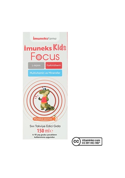 Imuneks Kids Focus Şurup 150 Ml