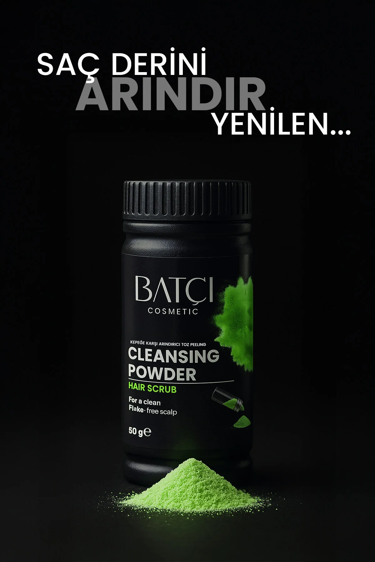 Kepeğe Karşı Arındırıcı Saç Derisini Temizleyen Ve Ferahlatan Toz Saç Peelingi 50g 50 ML