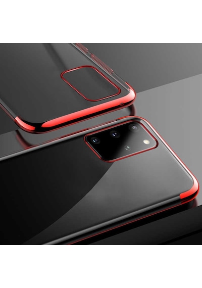 Galaxy S20 Kılıf Zore Dört Köşeli Lazer Silikon Kılıf Galaxy S20 Kılıf Zore Dört Köşeli Lazer Silikon Kılıf