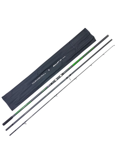 Tournament Fishing Bullet 425 Mt Tubular Fuji Set Guides 110-270gr Atarlı 3 Parça Surf Olta Kamışı 4,25 Mt