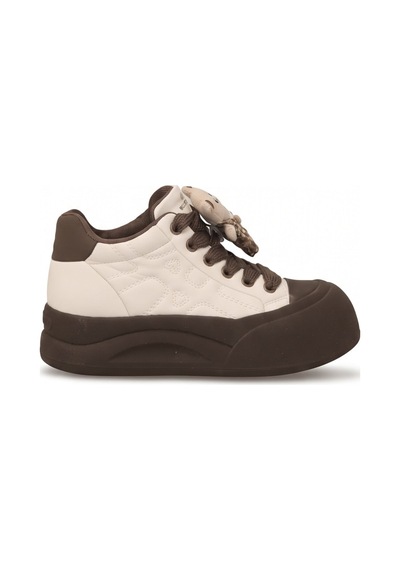 Ayakkabı Fuarı Elit Hml262-1151 Kadın Klasik Sneaker Bej