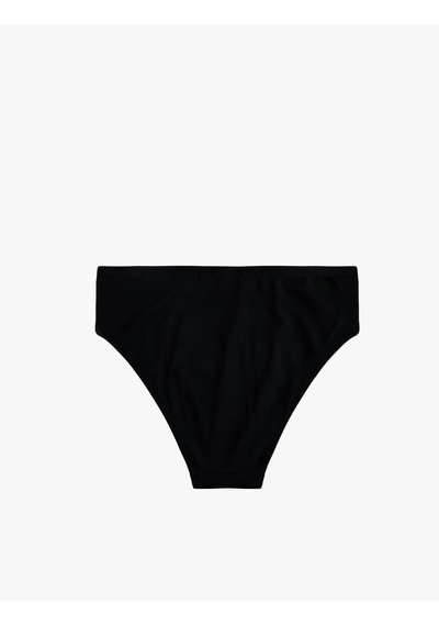 Koton Yüksek Bel Bikini Altı Siyah 6sak00006mm