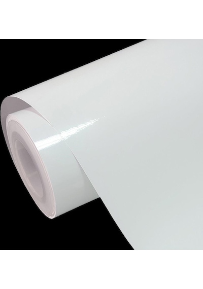 Parlak Beyaz Folyo - Dolap Kaplama Folyosu 50 Cm X 5 Metre