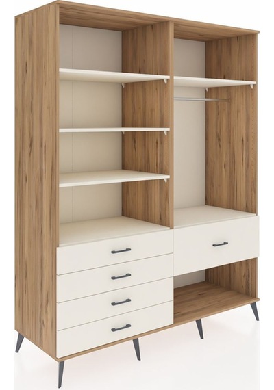 Kronos Gardrop 6 Raflı 5 Çekmeceli Tek Askılı 176x59x221 Çam-aytaşı Aytaşı Kronos Gardrop 6 Raflı 5 Çekmeceli Tek Askılı 176x59x221 Çam-aytaşı Aytaşı
