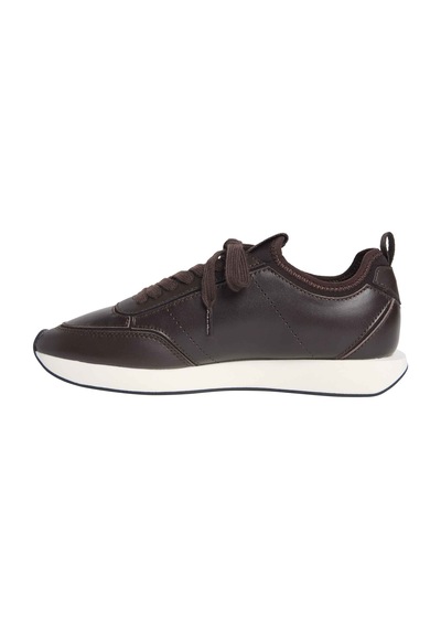 Calvin Klein Kadın Marka Logolu Günlük Kullanıma Uygun Bordo Sneaker Hw0hw03118 Vh2