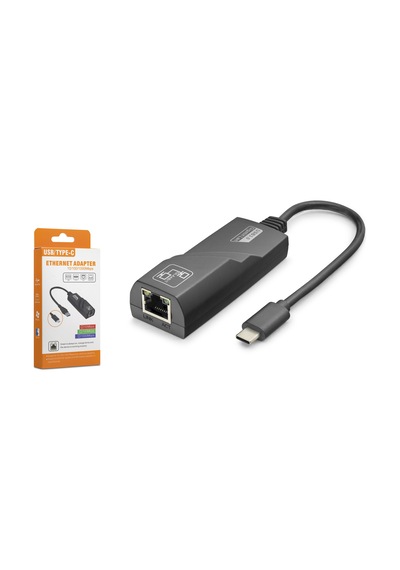 Hadron Hdx7868 Type C Usb 3.0 Ethernet Adaptör Gigabit Siyah