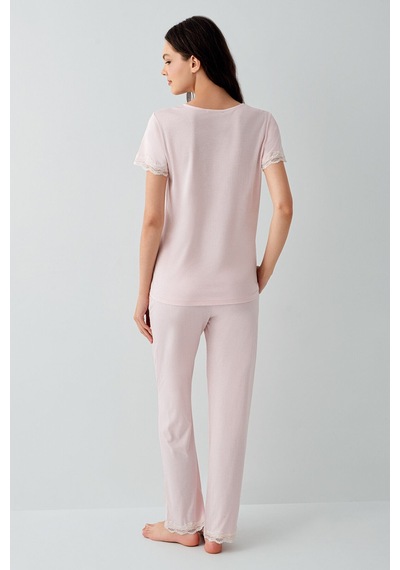 Pierre Cardin Kadın Pembe Pijama Takımı Pc9217-s-v1 Pembe