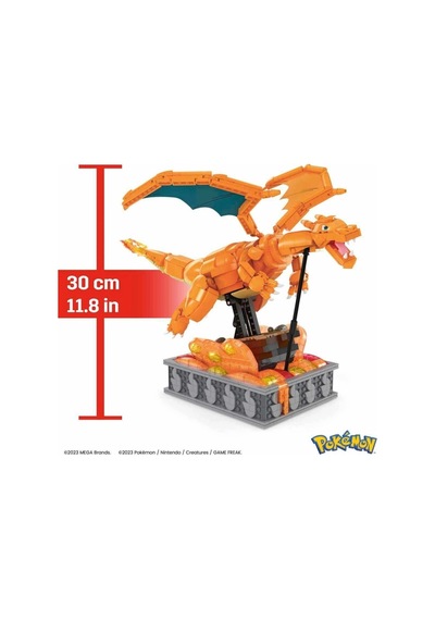 Mey İthalat Hmw05 Mega Pokémon Hareketli Charizard 1664 Parça +12 Yaş
