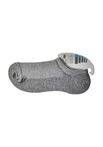 Gri Erkek Görünmez Çorap 15 Çift Numara: 40-44 Diğer