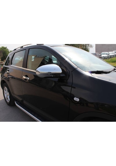 Nissan Qashqai Krom Ayna Kapağı 2 Parça Abs 2010-2014 Arası